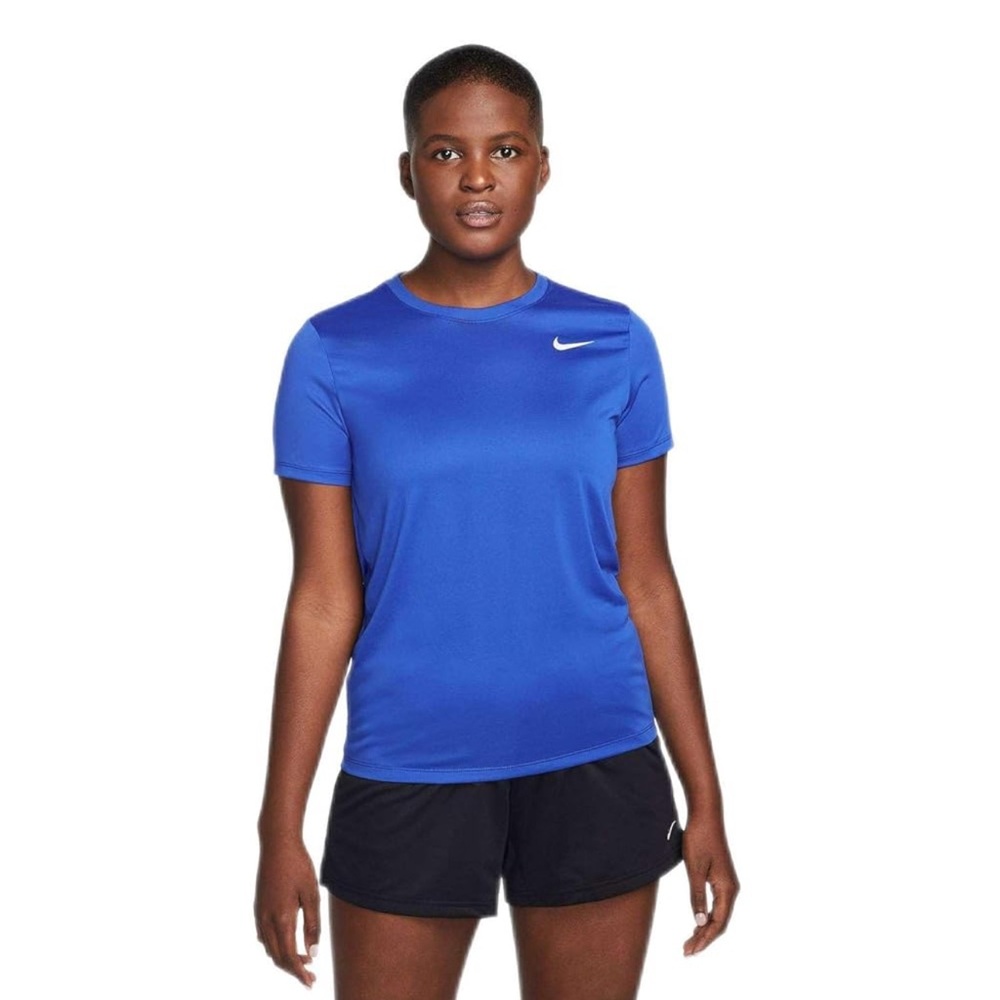 Nike Women's Vibrant Blue Short Sleeve Tee - Size Small